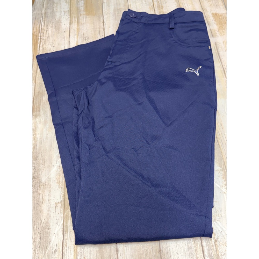 Cobra Puma Golf Pants Women's Size‎ XL Navy Blue 5-Pocket Athletic Trousers